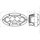 LED Arbeitsscheinwerfer (Cree Leistungsstark), Interferenz: Klasse 3, 4000 Lumen, 10-60V