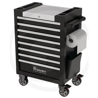 GRANIT BLACK EDITION Werkstattwagen Dynamic 2.0 Heavy bestückt, 214-tlg.
