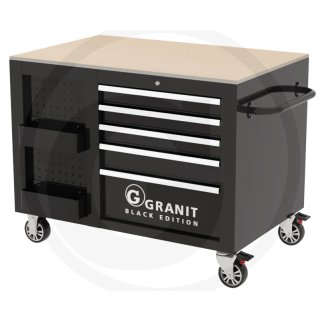GRANIT BLACK EDITION Werkstattwagen Ultra 2.0 Heavy bestückt, 214-tlg.