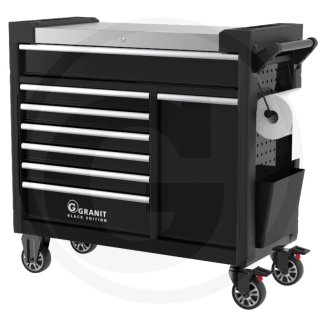 GRANIT BLACK EDITION Werkstattwagen Performance 2.0 bestückt, 197-tlg.