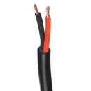 Kabel - 2 Kern, 2.5mm² Kabel, Schwarz (Länge: 50M)