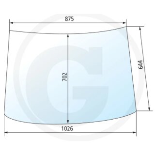 GRANIT Frontscheibe für Fritzmeier/Fendt