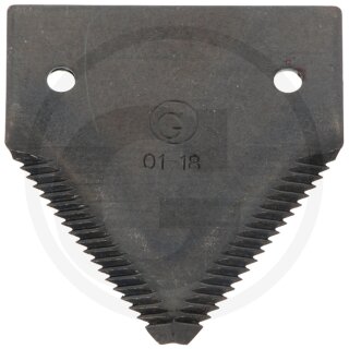 Mähmesserklinge grob gezahnt, selbstschärfend, Stärke 2,7 mm
