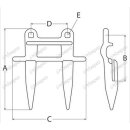 Doppelfinger L 178 mm Claas 0006484060